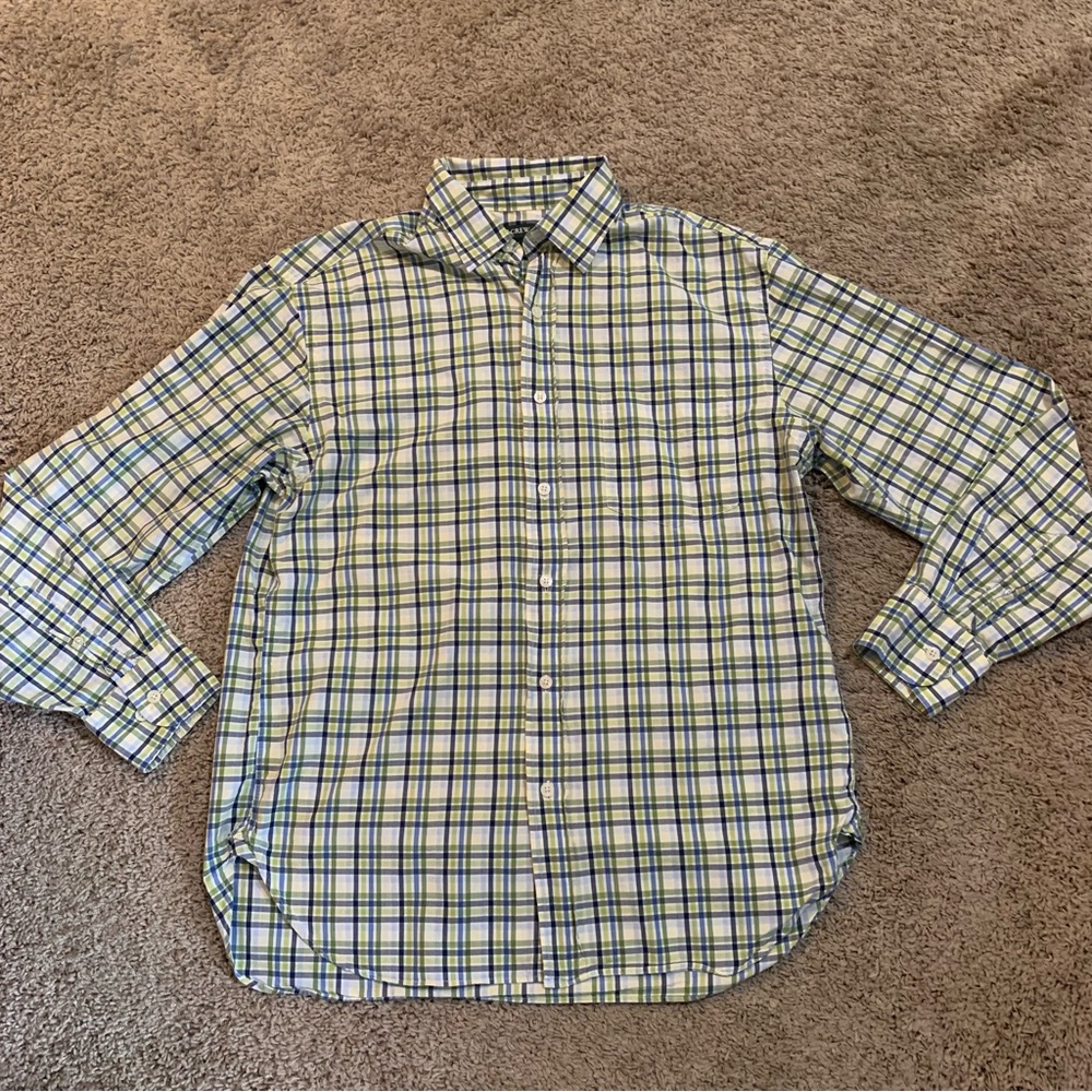 Men’s J.Crew Plaid Button Down Shirt Medium